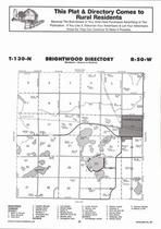 Brightwood Township, Hankinson, Willard Lake, Lake Elsie, Grass Lake, Directory Map, Richland County 2007